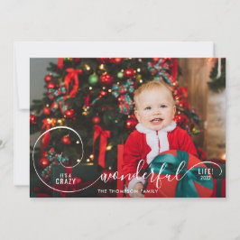 エレガントで楽しいクレイジーな素晴らしい写真 シーズンカード