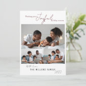 エレガントで楽しいホリデーシーズン3 フォト シーズンカード (スタンド正面)