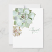 エレガントで水気が多い卒業のブランクは感謝していしています サンキューカード (正面)