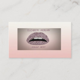 エレガントで洗練されたモダンな輝きの唇 名刺