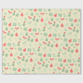 エレガントで洗練された職人技の季節のウェディング ラッピングペーパー (フラット)