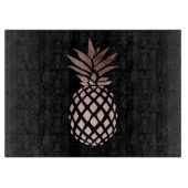 エレガントで澄んなのどのばら色の金ゴールドの熱帯パイナップル カッティングボード (正面)