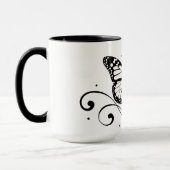 エレガントで王室のな蝶 マグカップ (左)