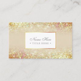 エレガントで粋で豪華な金ゴールドの名刺 名刺