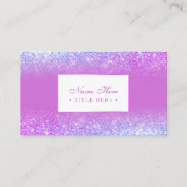 エレガントで粋で贅沢な紫色の名刺 名刺