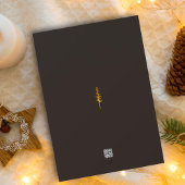 エレガントで素朴なストリングライトフレーム カスタムフォト シーズンカード