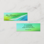 エレガントで細い名刺 スキニー名刺 (正面/裏面)