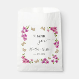 エレガントで繊細な紫の蘭 ボヘミアングフト フェイバーバッグ