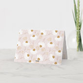 エレガントで繊細な花の母の日カード カード (裏面)