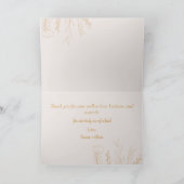 エレガントで繊細な花の母の日カード カード (内部)