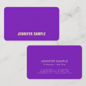 エレガントで芸術的なデザインの優れた絹の終わりの贅沢 名刺 (正面/裏面)