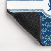 エレガントで葉が多いアールヌーボーの芸術および技術パターン マウスパッド (コーナー)