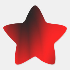 エレガントで赤いしぶき 星シール