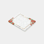 エレガントで赤いケシの花 ポストイット (アングル)