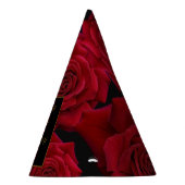 エレガントで赤いバラ年齢の誕生日 パーティーハット (右)