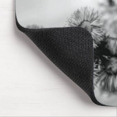 エレガントで赤いバラ マウスパッド (コーナー)