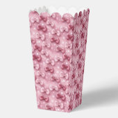 エレガントで遊び心のあるピンクのクーペットボウ ブライダル フェイバーボックス (裏面)