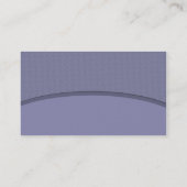 エレガントで青いカーブ 名刺 (裏面)