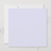 エレガントで青いリハーサルの夕食の招待状 招待状 (裏面)