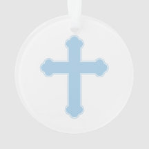 エレガントで青い十字