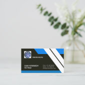 エレガントで黒い未来派の販売部長 名刺 (スタンド正面)