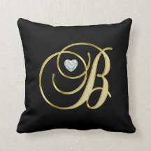 エレガントで黒い金ゴールドのデザインのモノグラムの手紙「B 「