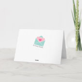 エレガントで、かわいい男の赤ちゃんの衣服 カード (裏面)