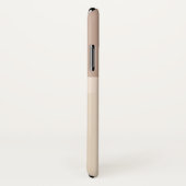 エレガントで、スタイリッシュなばら色の金ゴールドの茶色 Case-Mate iPhoneケース (裏面/右)