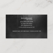 エレガントで、ミニマルな名刺 名刺 (裏面)