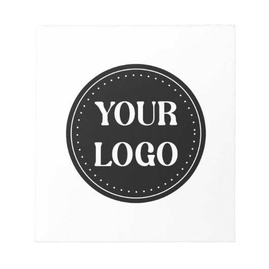 エレガントで、モダンで、洗練された編集可能なデザインです。 ノートパッド (正面)