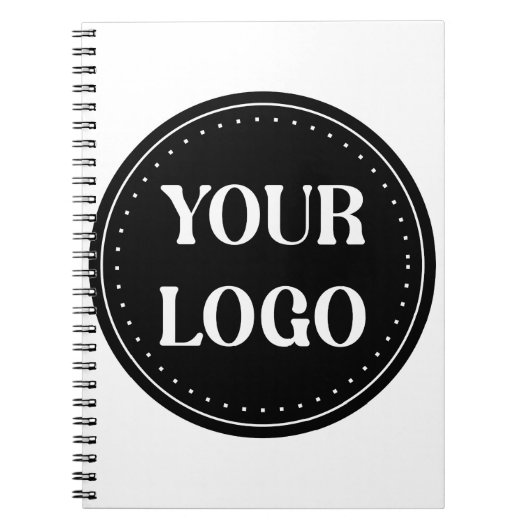 エレガントで、モダンで、洗練された編集可能なデザインです。 ノートブック (正面)