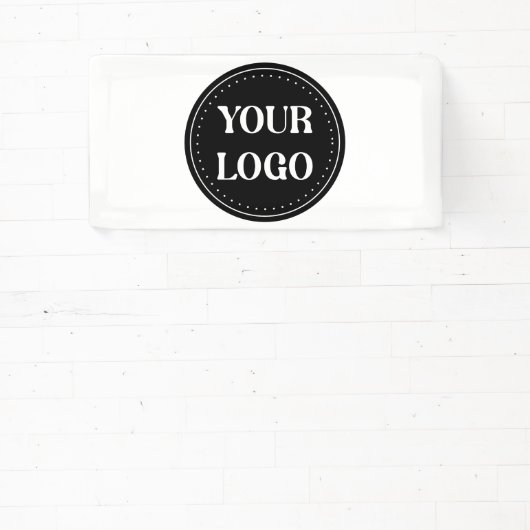 エレガントで、モダンで、洗練された編集可能なデザインです。 横断幕 (インサイチュ)