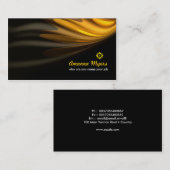 エレガントで、モダンな名刺 名刺 (正面/裏面)