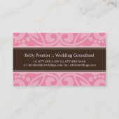 エレガントで、モダンな名刺 名刺 (裏面)