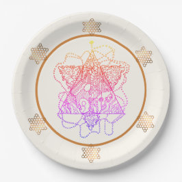 エレガントとカラフル紙プレート ペーパープレート