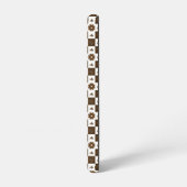 エレガントとクラシック市松模様にのパターン SAMSUNG GALAXYケース (左側面)