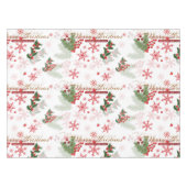 エレガントとシンプルクリスマスパターン テーブルクロス (正面(横))