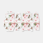 エレガントとシンプルクリスマスパターン フェイバーボックス (折り畳みなし)