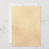 エレガントとシンプル結婚モノグラム結婚の 招待状 (裏面)