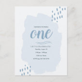 エレガントとシンプルAny Age子供の誕生日パーティー インビテーションポストカード (正面)