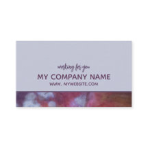エレガントと芸術品を気取ったLight Purple Business Card