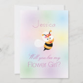 エレガントなあなたに ウェディングパーティに来てくれる？　めいとくびぃ 招待状 (正面)