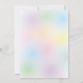 エレガントなあなたに ウェディングパーティに来てくれる？　めいとくびぃ 招待状 (裏面)