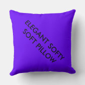 エレガントなお人好し柔らかいポリエステル装飾用クッション クッション (裏面)