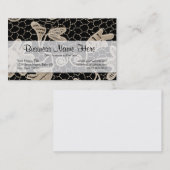 エレガントなかぎ針編みのレースハンドメイドの名刺 名刺 (正面/裏面)