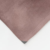 エレガントなのどのばら色の金ゴールドの赤面のピンクの黒は一周します フリースブランケット (角)