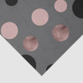 エレガントなのどのばら色の金ゴールドの赤面のピンクの黒は一周します 薄葉紙 (詳細)