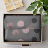 エレガントなのどのばら色の金ゴールドの赤面のピンクの黒は一周します 薄葉紙 (ギフト)