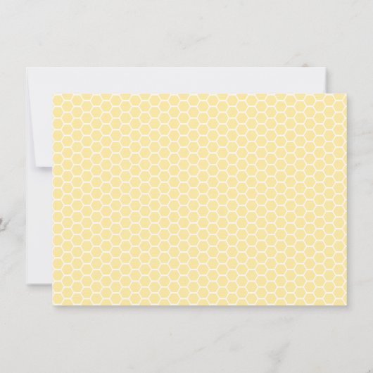 エレガントなのまわりにのベビーシャワー招待状 招待状 (裏面)