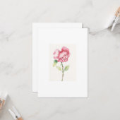 エレガントなばら色のコレクション カード (正面/裏面インサイチュ)